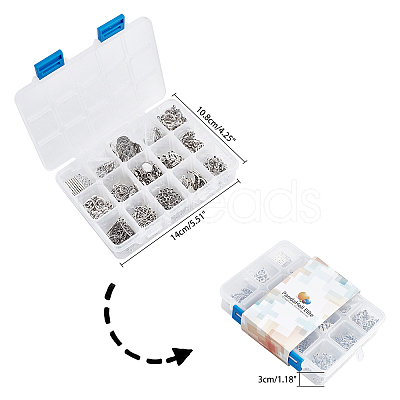 Tibetan Style Alloy Links connectors TIBE-PH0005-14AS-1