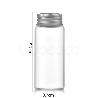 Clear Glass Bottles Bead Containers CON-WH0085-76F-01-1