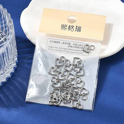 SHEGRACE Brass Heart Charms XGR0161P-100P-1