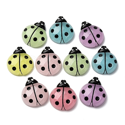 Opaque Resin Cabochons CRES-I046-02-1
