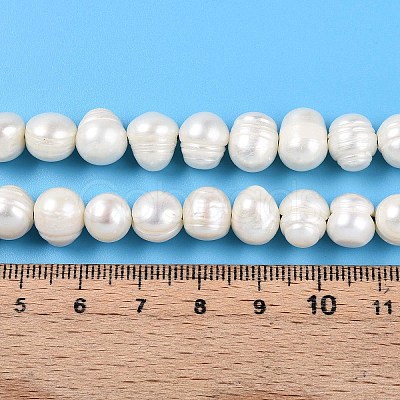 Natural Cultured Freshwater Pearl Beads Strands PEAR-L001-C-08-01-1