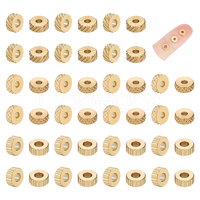 60Pcs 3 Styles 304 Stainless Steel Beads STAS-UN0044-59-1