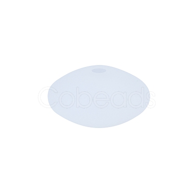 Flat Round Food Grade Silicone Beads PW-WG87984-13-1