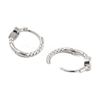 Rack Plating Brass Hoop Earrings EJEW-N055-34P-RS-1