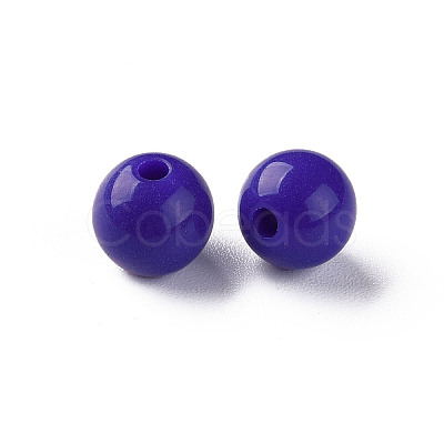 Opaque Acrylic Beads X-MACR-S370-C8mm-A36-1