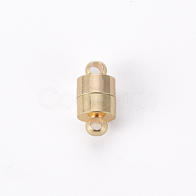 Brass Magnetic Clasps with Loops KK-Q765-007-NF-1