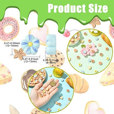 Opaque Resin Cabochons RESI-CJC0012-37A-1