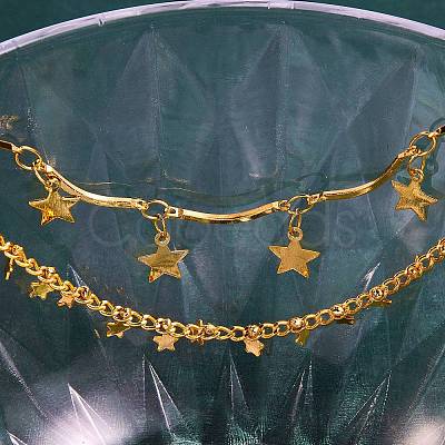 DIY Chain Necklace Making Kit DIY-SZ0001-54G-1