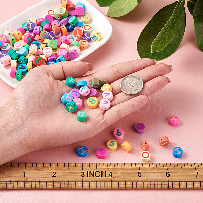 300Pcs Handmade Polymer Clay Colours Beads CLAY-CD0001-04-1