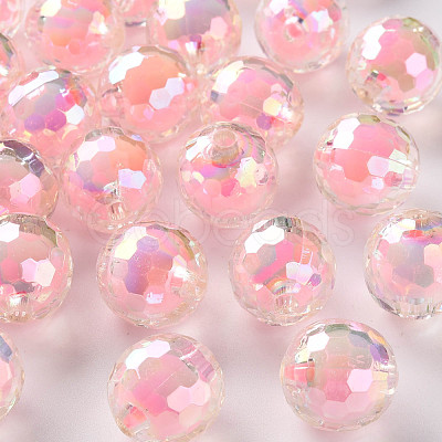 Transparent Acrylic Beads TACR-S152-14B-A01-1