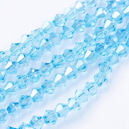 Glass Beads Strands X-EGLA-S056-03-1