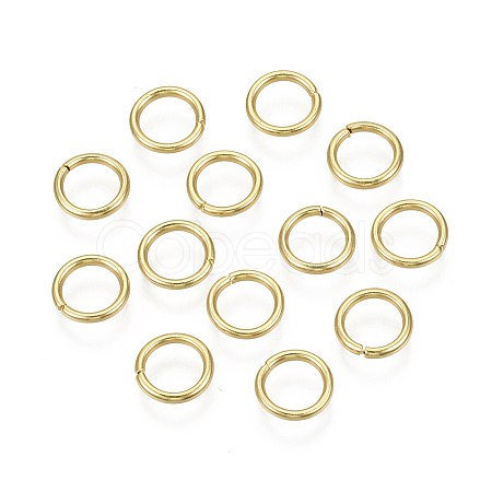 304 Stainless Steel Open Jump Rings X-STAS-R060-7x1-1
