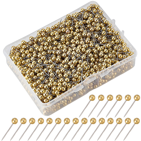 1Set 201 Stainless Steel Ball Head Pins DIY-SP0007-91G-1