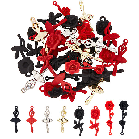 28PCS 8Style Alloy Pendants FIND-AR0004-51-1