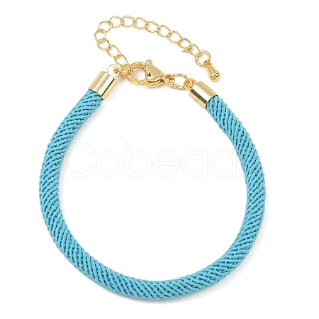 4.5MM Round Nylon Milan Cord Bracelet Making BJEW-I245-01G-35-1