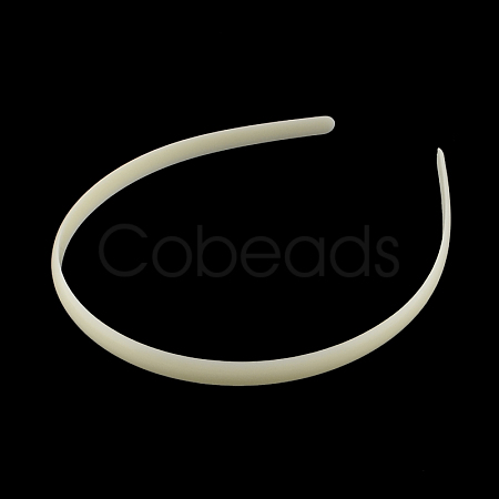 Plain Headwear Hair Accessories Plastic Hair Band Findings OHAR-S186-03-1