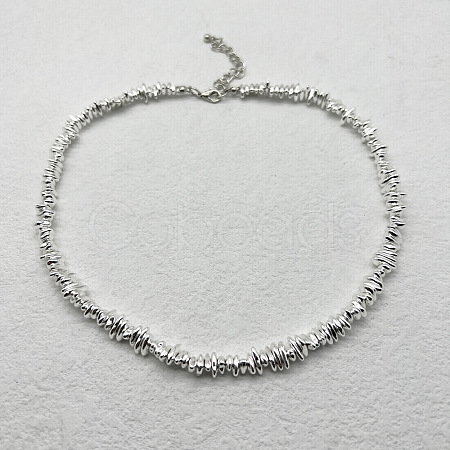 Synthetic Non-magnetic Hematite Chip Beaded Necklaces for Women IW6789-65-1