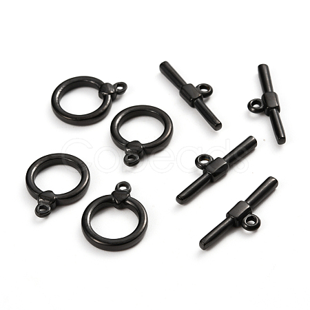 304 Stainless Steel Toggle Clasps STAS-D142-04A-B-1