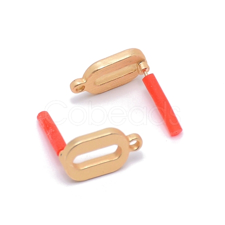 Alloy Stud Earring Findings FIND-WH0100-02-1
