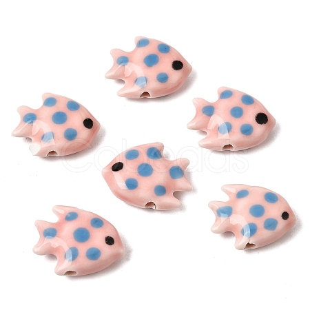 Handmade Porcelain Beads PR-Z001-02G-1