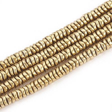 Electroplate Non-magnetic Synthetic Hematite Beads Strands G-T061-179J-1