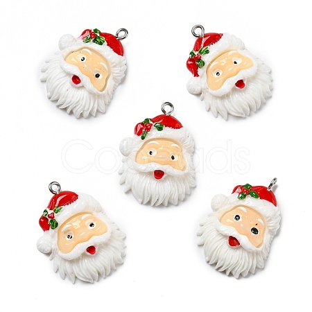 Opaque Resin Pendants RESI-D055-005P-1