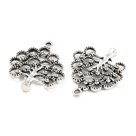Tibetan Style Alloy Pendants TIBE-P001-09AS-1