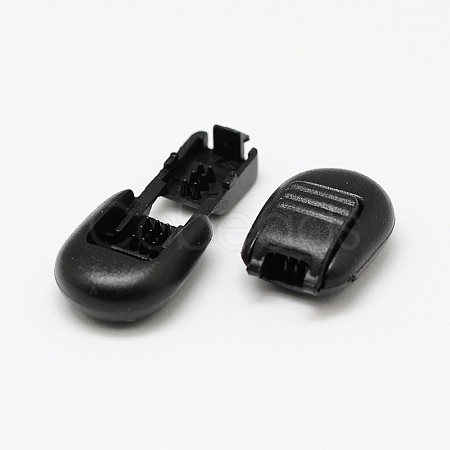 Dyed Eco-Friendly Plastic Cord End Locks Toggle Stoppers for Parachute Cord Sportswear Garment Backpack Accessories FIND-E005-11B-1
