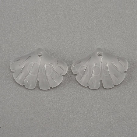 Glass Charms GLAA-WH0033-25-1