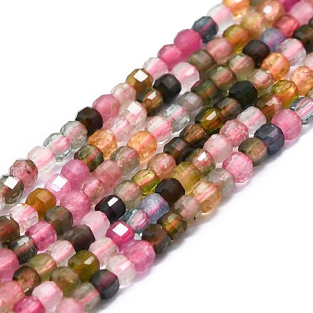 Grade A Natural Tourmaline Beads Strands G-P457-B01-03B-1