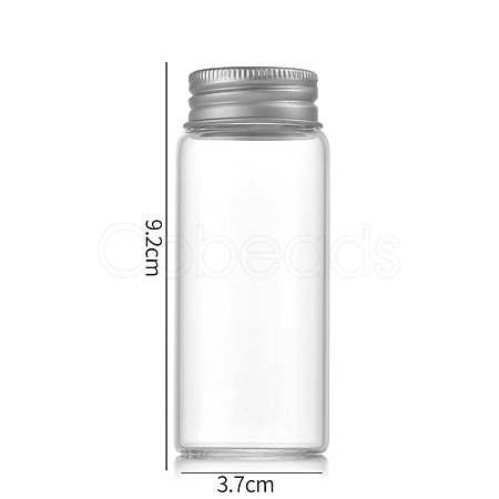 Clear Glass Bottles Bead Containers CON-WH0085-76F-01-1