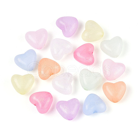 Luminous Transparent Acrylic Beads LACR-N002-01-1