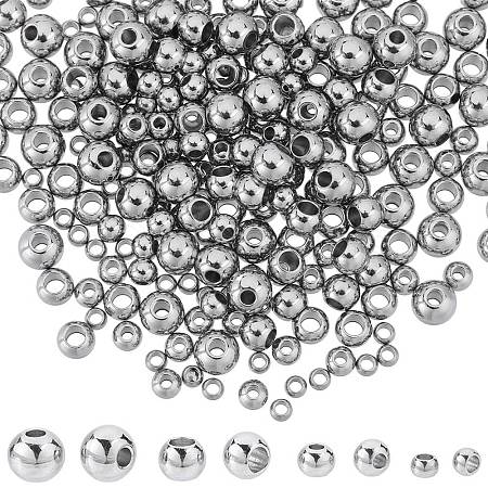 320Pcs 4 Styles 304 Stainless Steel Spacer Beads STAS-SC0006-88-1