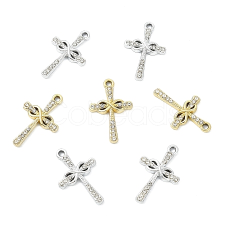 10Pcs Alloy Rhinestone Pendants FIND-YW0007-83-1