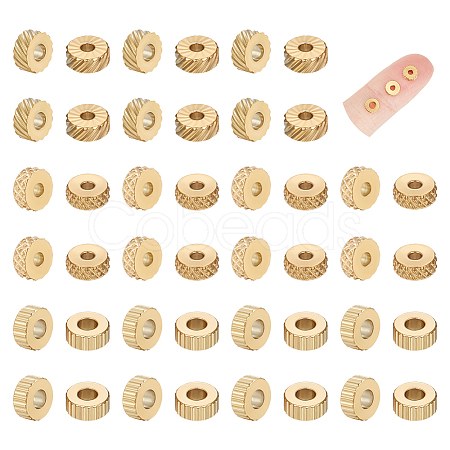 60Pcs 3 Styles 304 Stainless Steel Beads STAS-UN0044-59-1