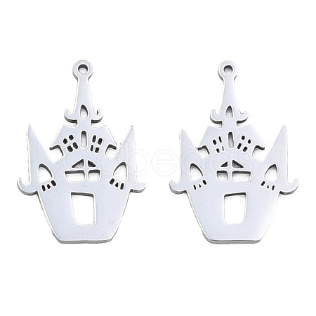 Non-Tarnish 201 Stainless Steel Pendants STAS-N098-089P-1
