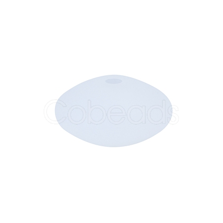 Flat Round Food Grade Silicone Beads PW-WG87984-13-1