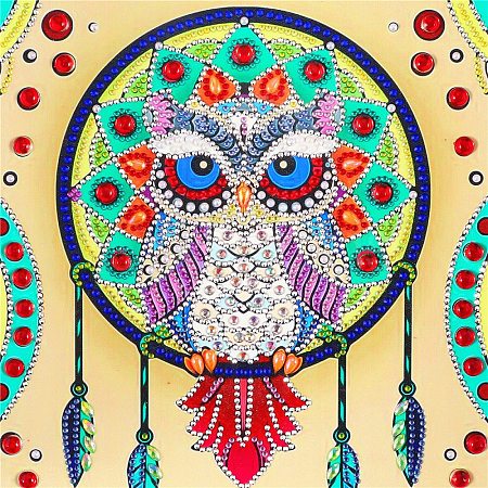 DIY Bohemian Style Diamond Painting Kits BOHO-PW0001-099B-1