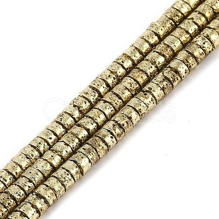 Electroplated Synthetic Non-Magnetic Hematite Beads Strands X-G-U003-16A-1