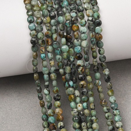 Natural African Turquoise(Jasper) Beads Strands GG-CBA9631-D12-01-1