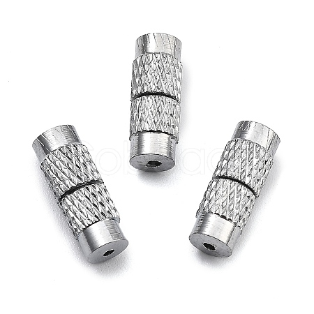 Column Brass Screw Clasps KK-M143-01-1