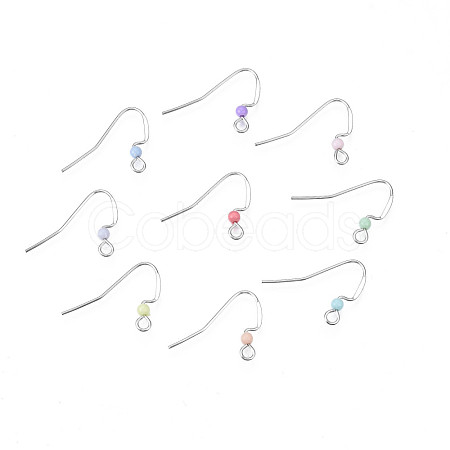 304 Stainless Steel Earring Hooks STAS-S057-62-1