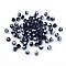 Grade AAA Electroplate Glass Beads Spacers, Faceted Bicone, Hematite Plated, 4x3mm, Hole: 1mm, about 600pcs/bag