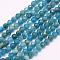 Natural Apatite Beads Strands, Faceted, Round, 2mm, Hole: 0.5mm, about 166~173pcs/strand, 15.5 inch(39cm)