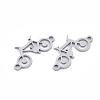 Tarnish Resistant 201 Stainless Steel Links connectors X-STAS-T044-23P-2