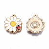 Eco-Friendly Alloy Enamel Pendants X-ENAM-T011-89-NR-3