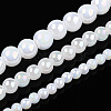 Electroplate Imitation Jade Glass Beads Strands GLAA-T032-J8mm-AB01-4