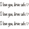 PVC Self Adhesive Car Stickers STIC-WH20004-01A-01-1