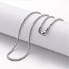 Non-Tarnish 304 Stainless Steel Necklace MAK-K004-02P-1