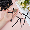 80Pcs Bowknot Polyester Ornament Accessories FIND-SC0020-89B-3